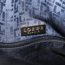LOEWE Shoulder Bag Canvas Blue Gold Auth bs37397A-24