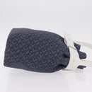 LOEWE Shoulder Bag Canvas Blue Gold Auth bs37397A-3