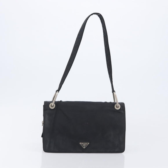 PRADA BOTTEGA VENETA Hand Bag Nylon 3 Set Black Khaki Auth bs37399