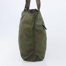 PRADA BOTTEGA VENETA Hand Bag Nylon 3 Set Black Khaki Auth bs37399-4