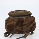 BOTTEGA VENETA Backpack Suede Brown Auth bs37401-5