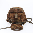 BOTTEGA VENETA Backpack Suede Brown Auth bs37401-21