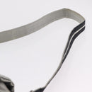 CHANEL Chanel Sports Messenger Bag Nylon Silver CC Auth bs37405-15