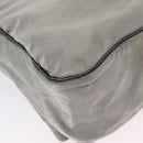 CHANEL Chanel Sports Messenger Bag Nylon Silver CC Auth bs37405-21