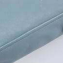 BALENCIAGA Triangle Duffel Bag Leather 2way Light Blue 531048 Auth bs37406-18