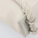 Balenciaga Rope Handle Navy Cabas Bag Leather 2way White 390346 Auth bs37408-19