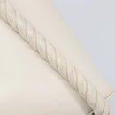 Balenciaga Rope Handle Navy Cabas Bag Leather 2way White 390346 Auth bs37408-20
