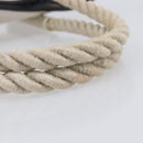 Balenciaga Rope Handle Navy Cabas Bag Leather 2way White 390346 Auth bs37408-7