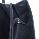 LOEWE Barcelona Shoulder Bag Suede Blue Silver Auth bs37409A-22