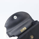 VALENTINO Hand Bag Leather Black Gold Auth bs37410A-18