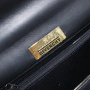 VALENTINO Hand Bag Leather Black Gold Auth bs37410A-19