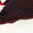 Christian Louboutin Waist Bag Canvas Black Silver Auth bs37415A-17