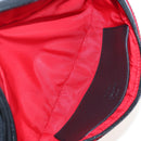 Christian Louboutin Waist Bag Canvas Black Silver Auth bs37415A-11