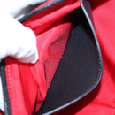 Christian Louboutin Waist Bag Canvas Black Silver Auth bs37415A-23