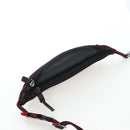Christian Louboutin Waist Bag Canvas Black Silver Auth bs37415A-6