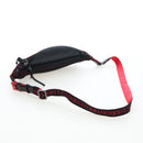 Christian Louboutin Waist Bag Canvas Black Silver Auth bs37415A-7