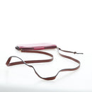 LOEWE Anagram Gate Pochette Shoulder Bag Leather Wine Red Gold Auth bs37417A-6