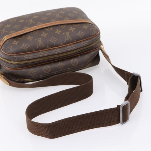 LOUIS VUITTON Monogram Reporter PM Shoulder Bag M45254 LV Auth bs37419