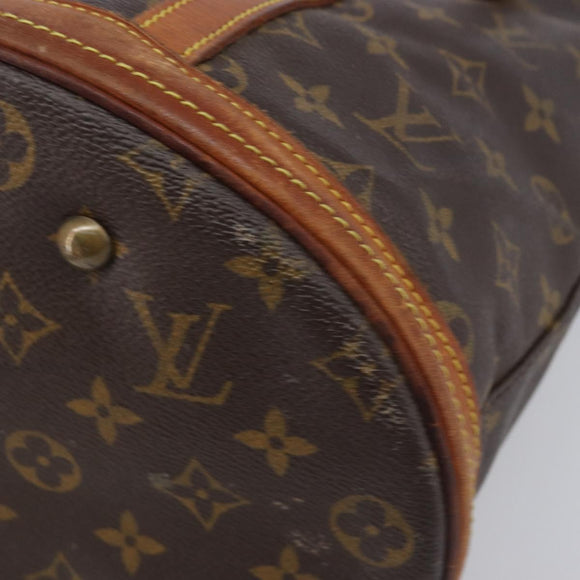 LOUIS VUITTON Monogram Bucket GM Shoulder Bag M42236 LV Auth bs37420