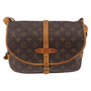 LOUIS VUITTON Monogram Saumur 30 Shoulder Bag M42256 LV Auth bs37425-3
