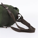 PRADA Backpack Nylon 3 Set Khaki Auth bs37426-19