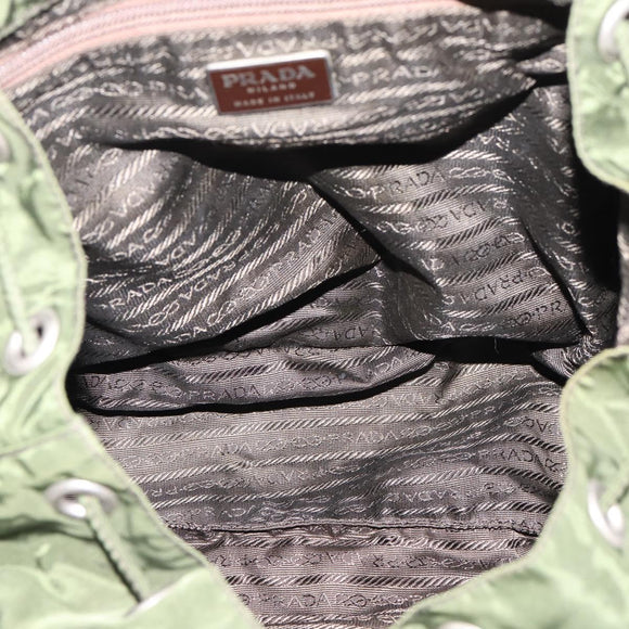 PRADA Backpack Nylon 3 Set Khaki Auth bs37426