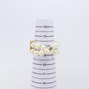 CHANEL Pearl Bracelet metal Gold CC Auth bs37428-16