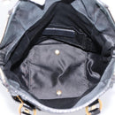 SAINT LAURENT Downtown Tote Bag Patent Leather Black Gold Auth bs37430A-11
