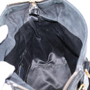 SAINT LAURENT Downtown Tote Bag Patent Leather Black Gold Auth bs37430A-20