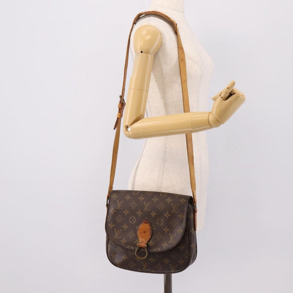 LOUIS VUITTON Monogram Saint Cloud GM Shoulder Bag M51242 LV Auth bs37431