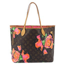 LOUIS VUITTON Monogram Rose Neverfull MM Tote Bag M48613 LV Auth bs37433-13