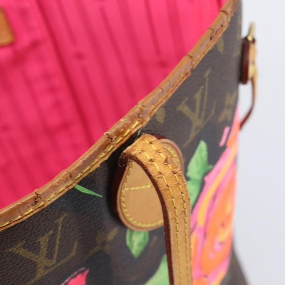 LOUIS VUITTON Monogram Rose Neverfull MM Tote Bag M48613 LV Auth bs37433