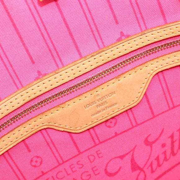 LOUIS VUITTON Monogram Rose Neverfull MM Tote Bag M48613 LV Auth bs37433
