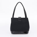 Saint Laurent Hand Bag Leather Nylon 2 Set Black Auth bs37434-11