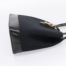Saint Laurent Hand Bag Leather Nylon 2 Set Black Auth bs37434-12