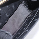 Saint Laurent Hand Bag Leather Nylon 2 Set Black Auth bs37434-16