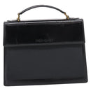 Saint Laurent Hand Bag Leather Nylon 2 Set Black Auth bs37434-2