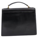 Saint Laurent Hand Bag Leather Nylon 2 Set Black Auth bs37434-3