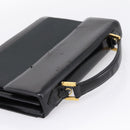 Saint Laurent Hand Bag Leather Nylon 2 Set Black Auth bs37434-5