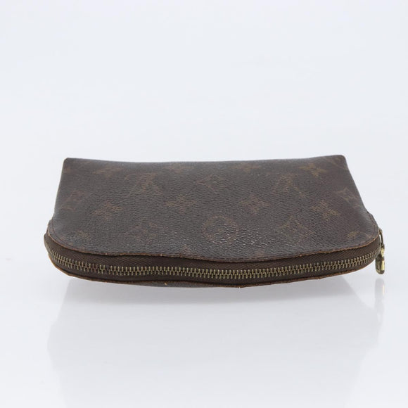 LOUIS VUITTON Monogram Pochette Cosmetic PM Pouch 2 Set LV Auth bs37435