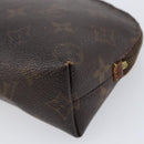 LOUIS VUITTON Monogram Pochette Cosmetic PM Pouch 2 Set LV Auth bs37435-16