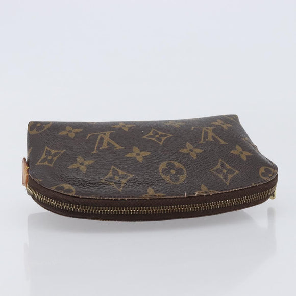 LOUIS VUITTON Monogram Pochette Cosmetic PM Pouch 2 Set LV Auth bs37435