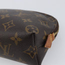 LOUIS VUITTON Monogram Pochette Cosmetic PM Pouch 2 Set LV Auth bs37435-7