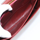 CARTIER Must Line Shoulder Bag Leather 4 Set Bordeaux Auth bs37437-19