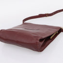 CARTIER Must Line Shoulder Bag Leather 4 Set Bordeaux Auth bs37437-6