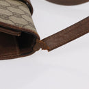 GUCCI GG Supreme Sherry Line Bag PVC Leather 3 Set Beige Yellow Auth bs37438-17