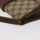 GUCCI GG Supreme Sherry Line Bag PVC Leather 3 Set Beige Yellow Auth bs37438-20