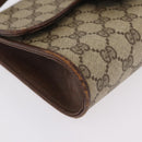 GUCCI GG Supreme Sherry Line Bag PVC Leather 3 Set Beige Yellow Auth bs37438-22