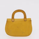 GUCCI GG Supreme Sherry Line Bag PVC Leather 3 Set Beige Yellow Auth bs37438-29