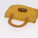 GUCCI GG Supreme Sherry Line Bag PVC Leather 3 Set Beige Yellow Auth bs37438-32